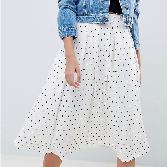 ASOS Dresses & Skirts - ASOS midi polka dot dress